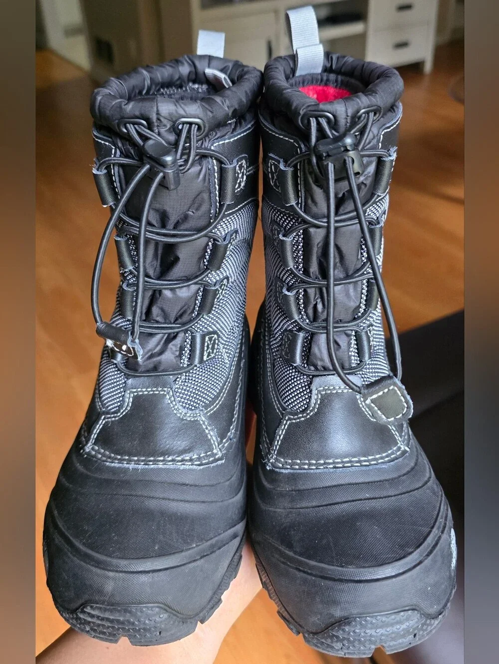 Sz 3 Little Kids THE NORTH FACE ALPENGLOW IV Insulated Snow Bootsj Adj Lace
